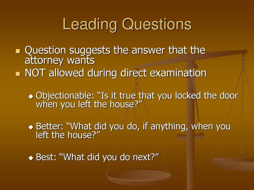 best direct exam questions