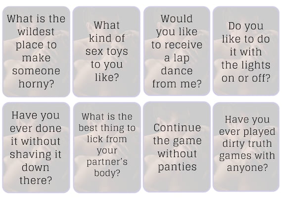 best dirty questions for partner
