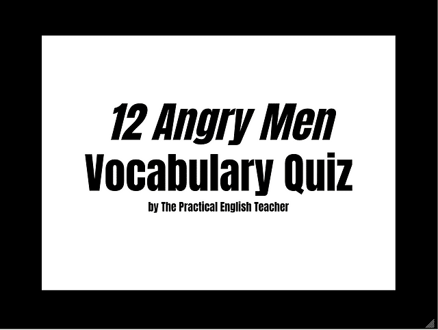 best discussion questions for 12 angry men