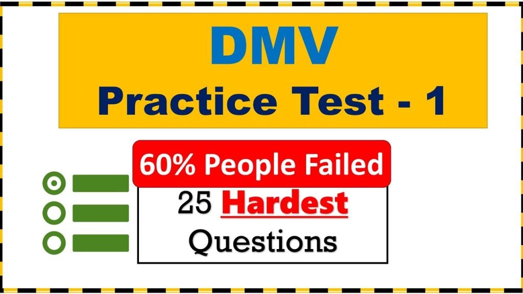 best dmv practice test nc 25 questions