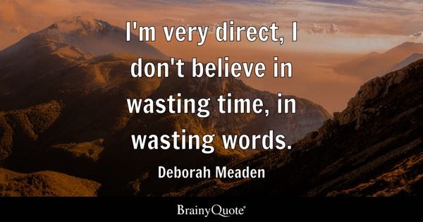 best doncabct waste time quotes