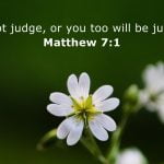 best dont judge bible quotes