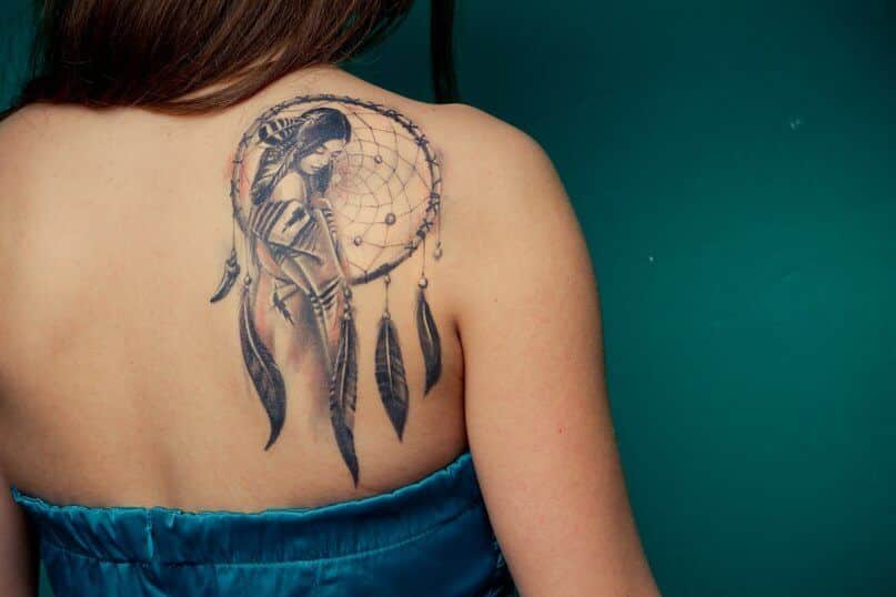 best dreamcatcher tattoos with quotes