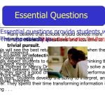 best education essential questions
