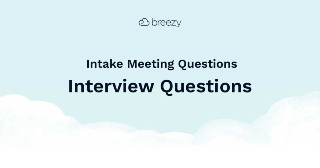 best eeoc intake interview questions