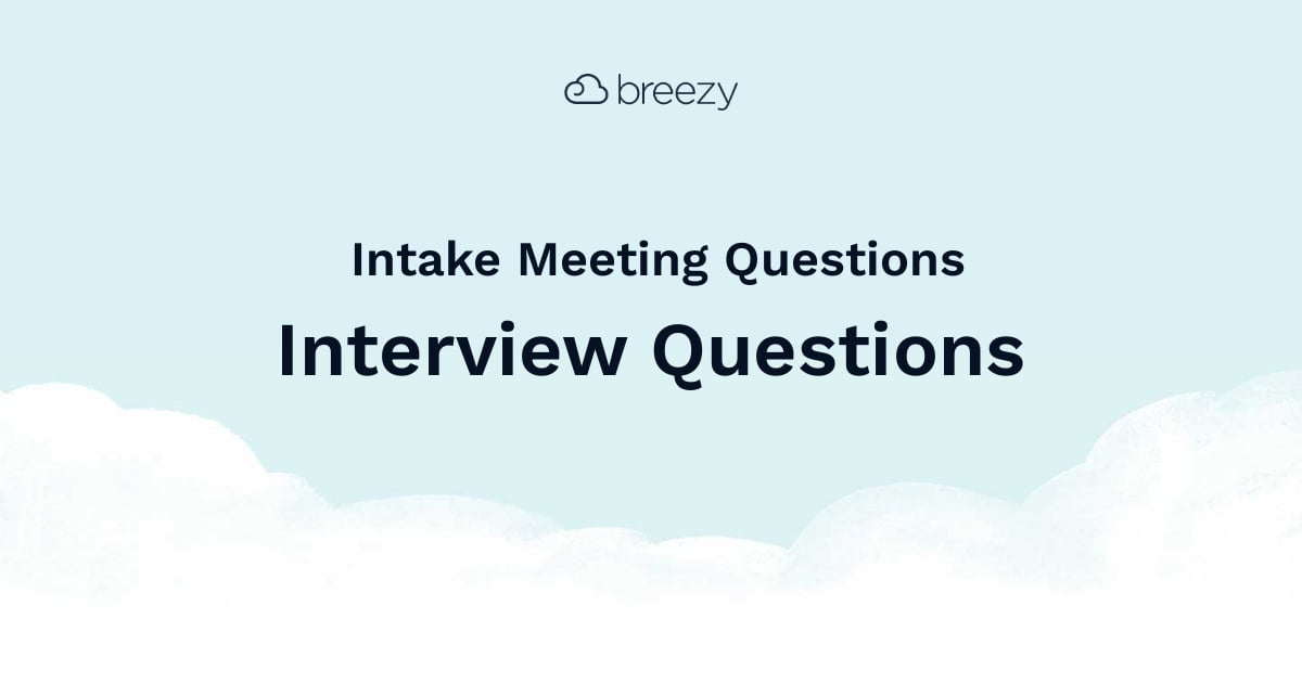 best eeoc intake interview questions
