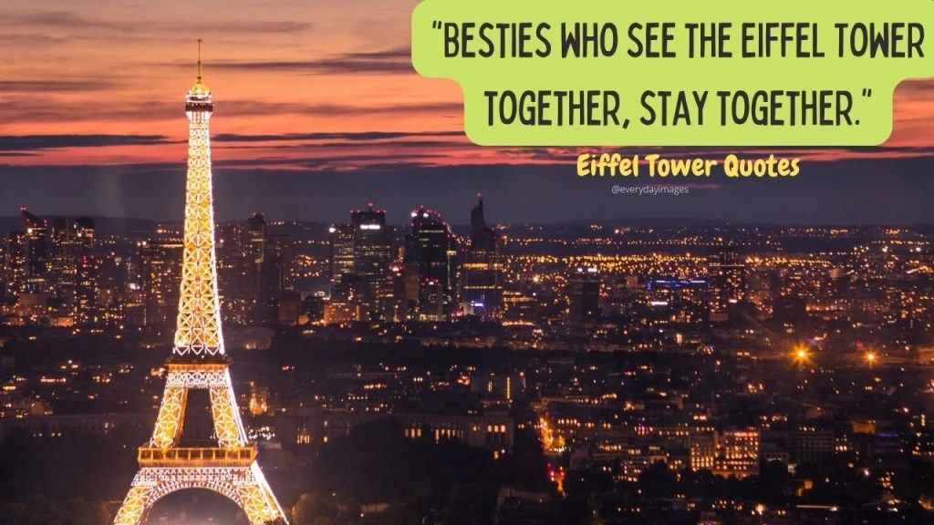 best eiffel tower quotes