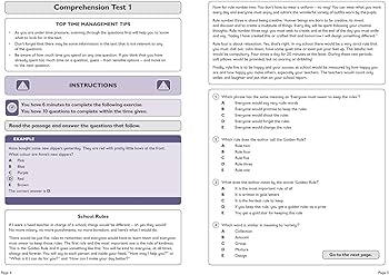 best eleven comprehension questions and answers