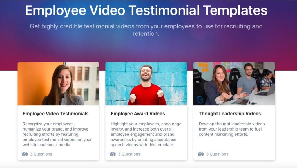 best employee testimonial questions
