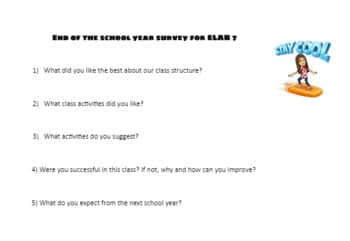 best end of the year survey questions for students