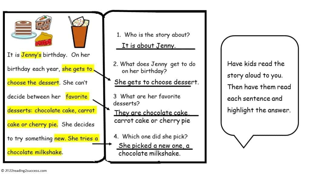 best evaluative comprehension questions 2
