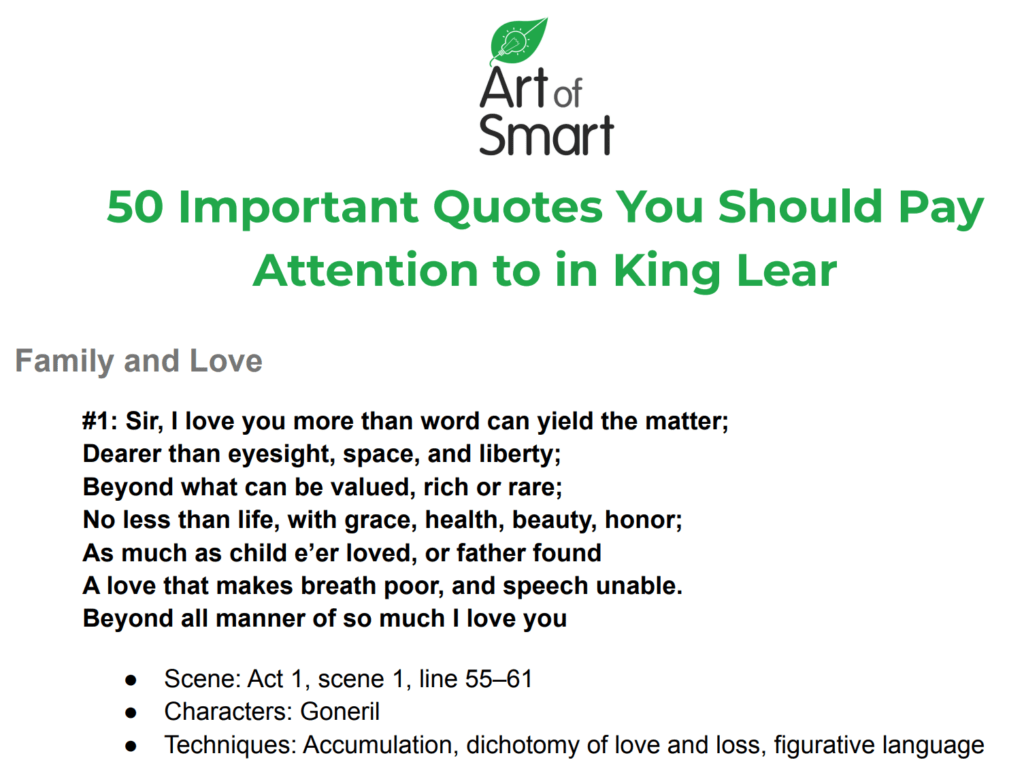 best fool quotes king lear
