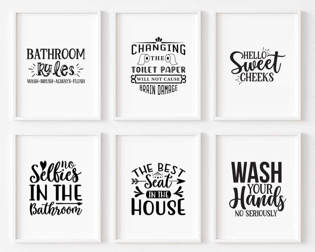 best funny bathroom quotes printable scaled