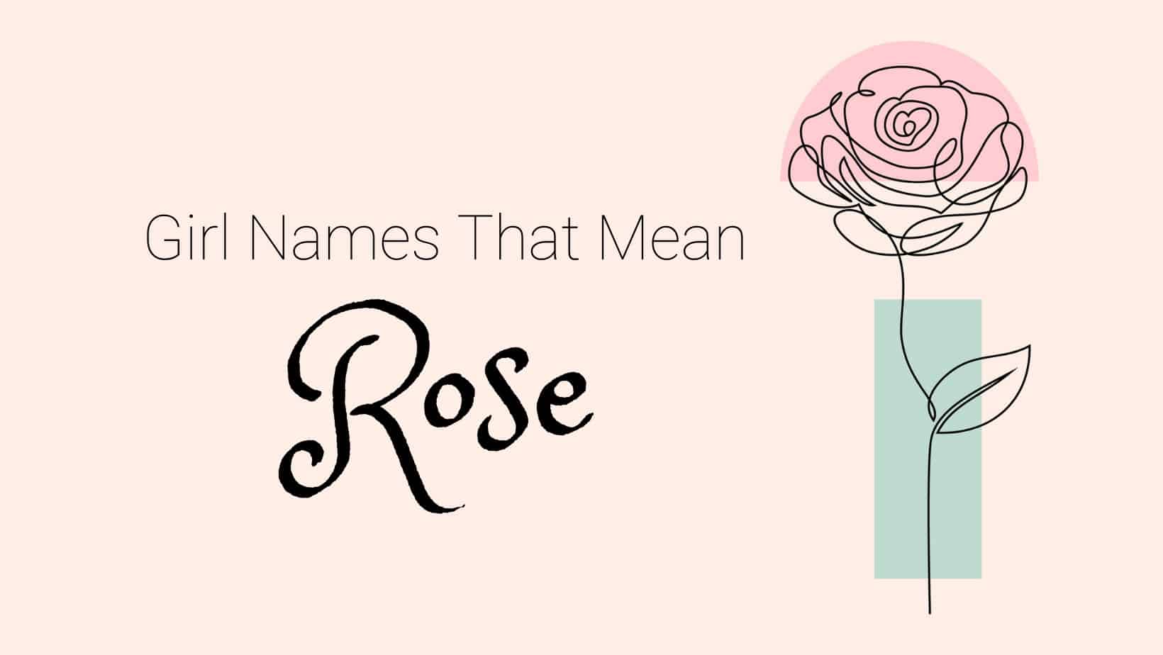 best hebrew name for rose