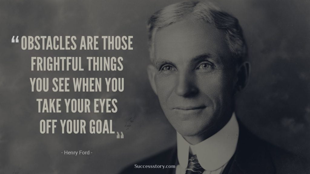 best henry ford quotes obstacles