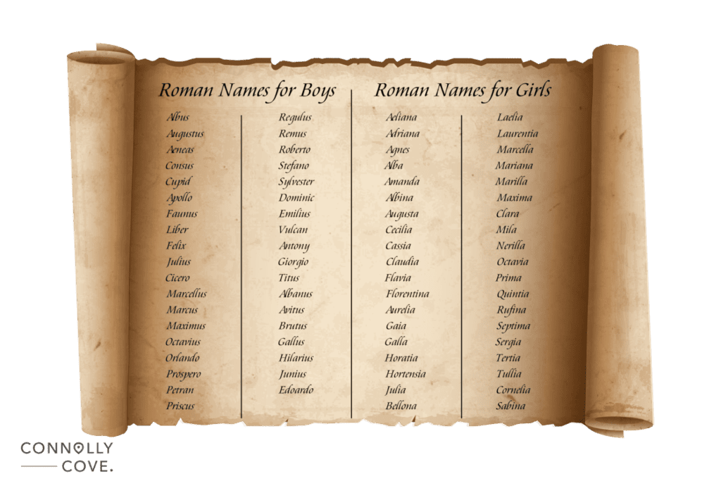best roman name for ireland
