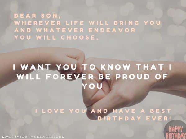 best son 15 birthday quotes