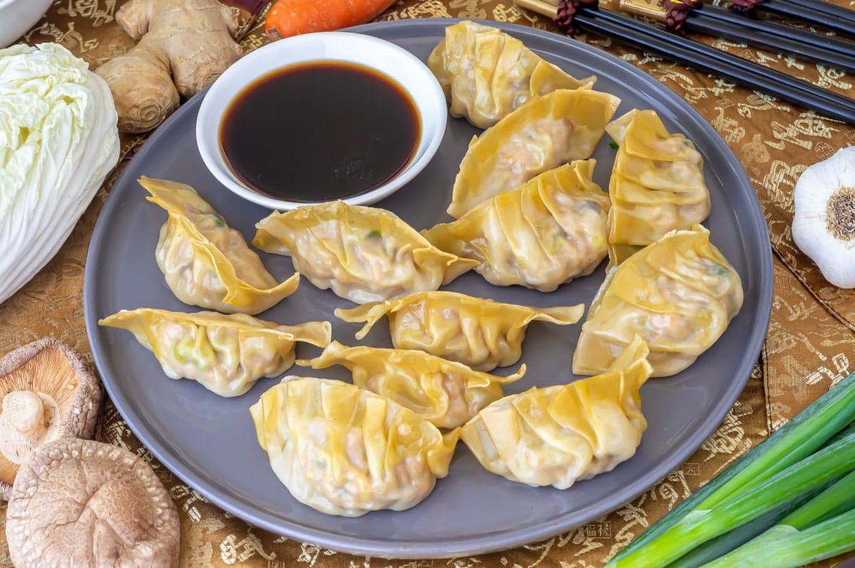 dumplings de cerdo