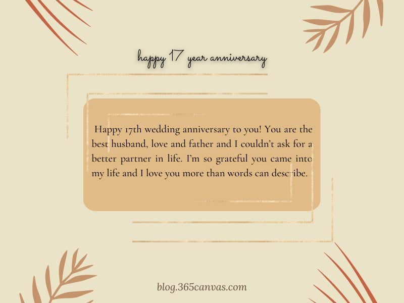 best 17 years anniversary quotes