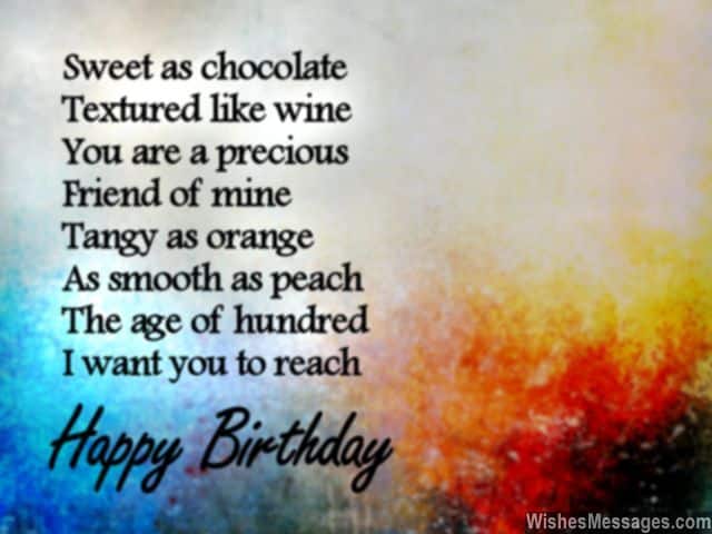 best 40th birthday poems