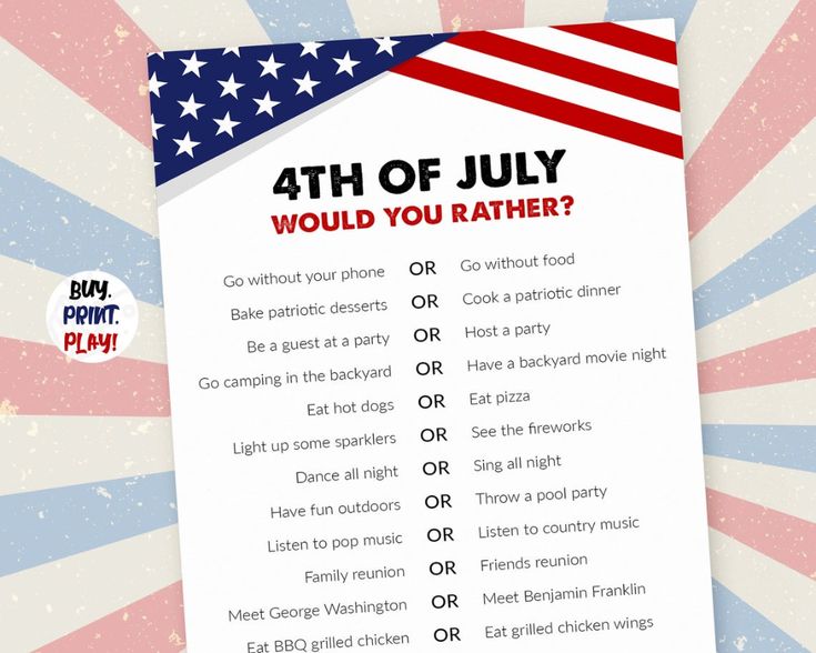 best 4th of july icebreaker questions