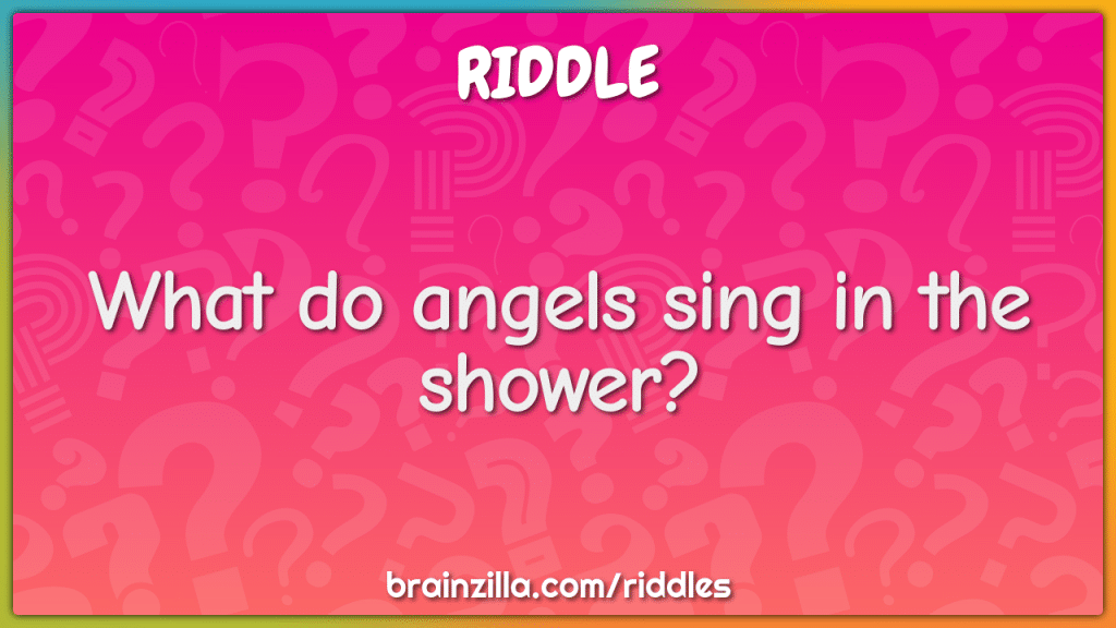 best angel riddles