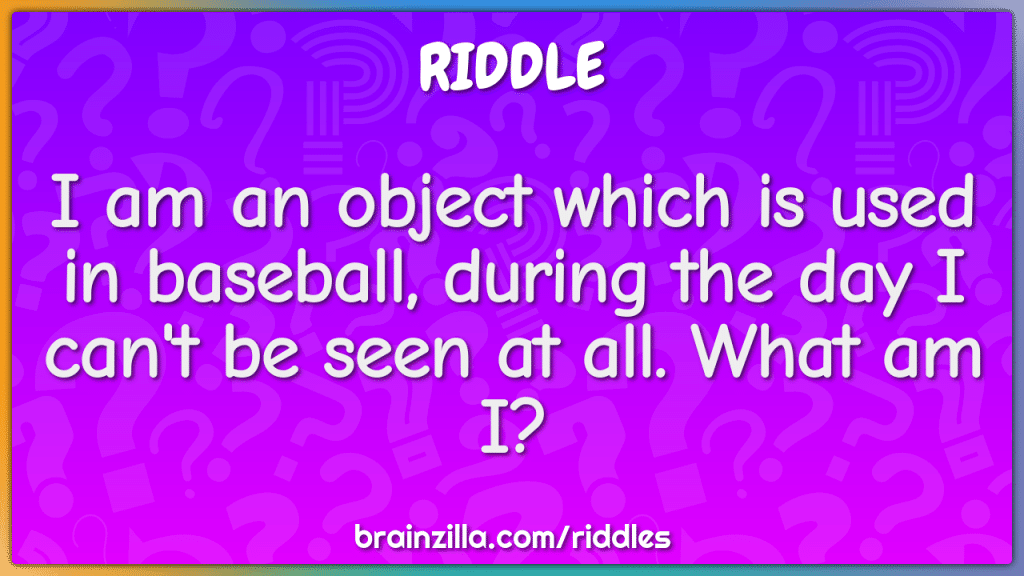 best baseball riddles