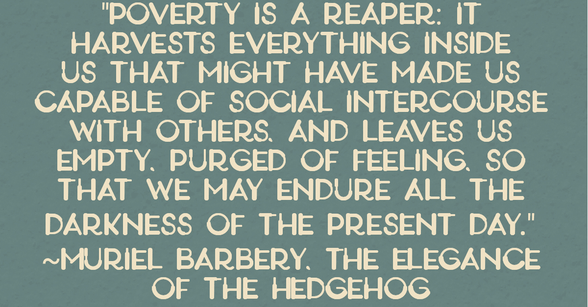 best elegance of the hedgehog quotes
