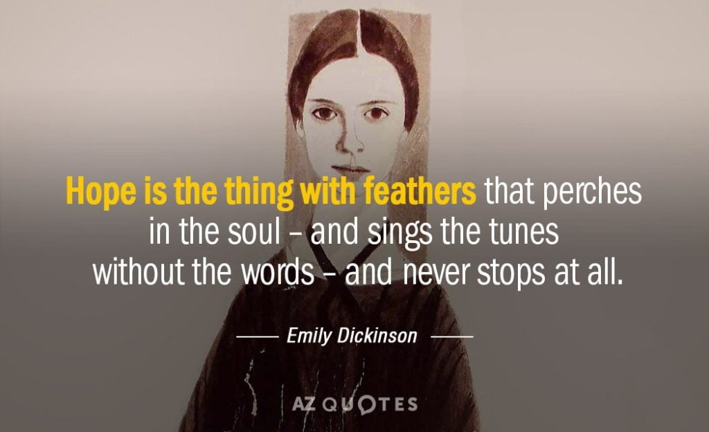 best emily dickinson quotes about hope
