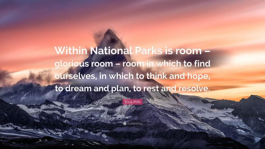 best enos mills quotes scaled