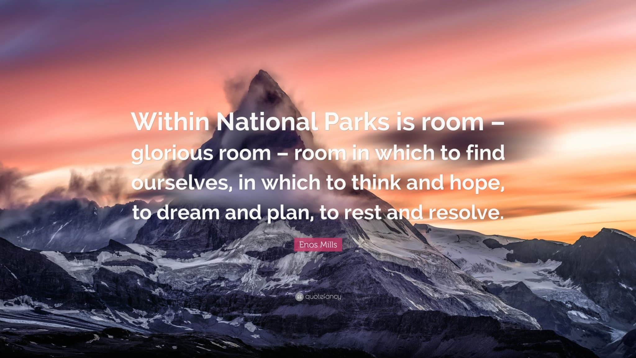 best enos mills quotes scaled