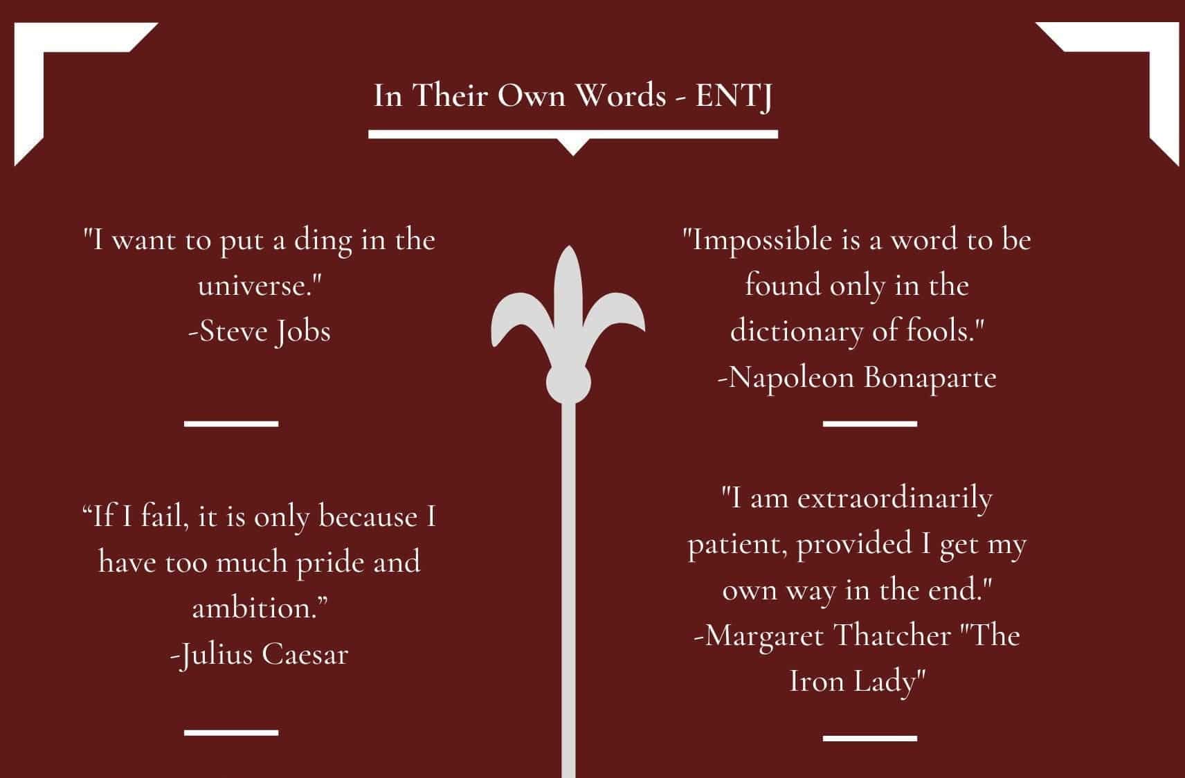 best entj quotes