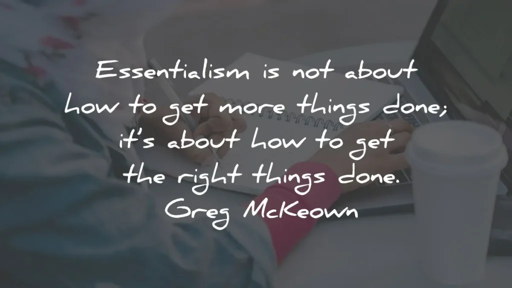 best essentialism book quotes