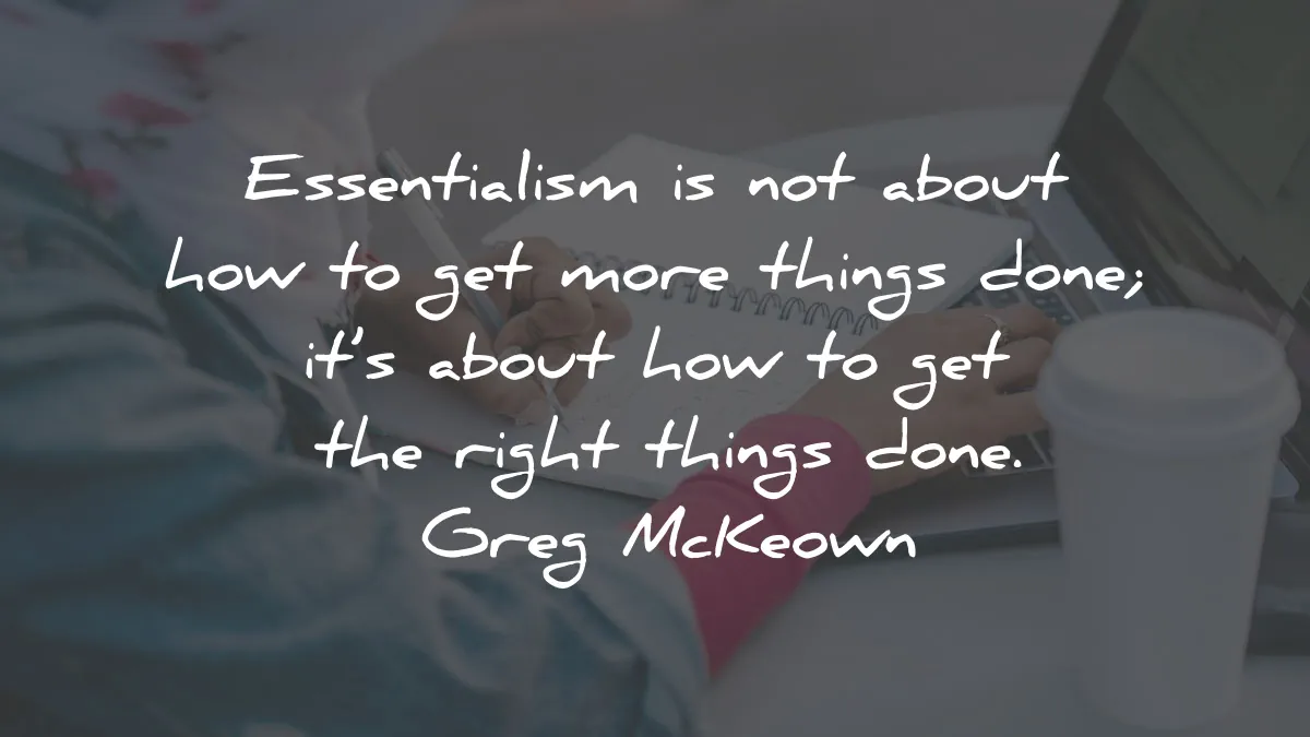 best essentialism book quotes