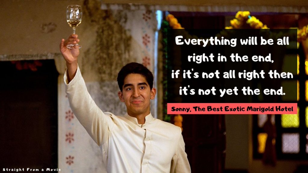 best exotic marigold hotel quotes