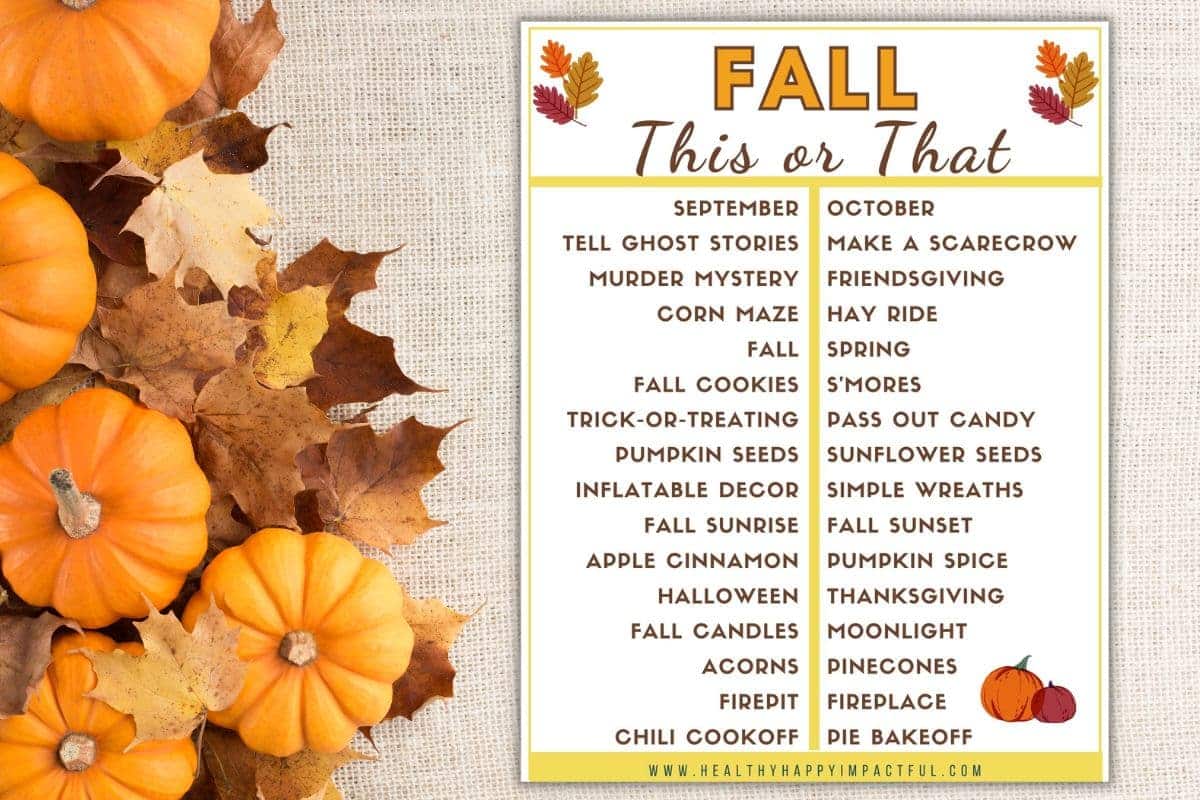 best fall questions