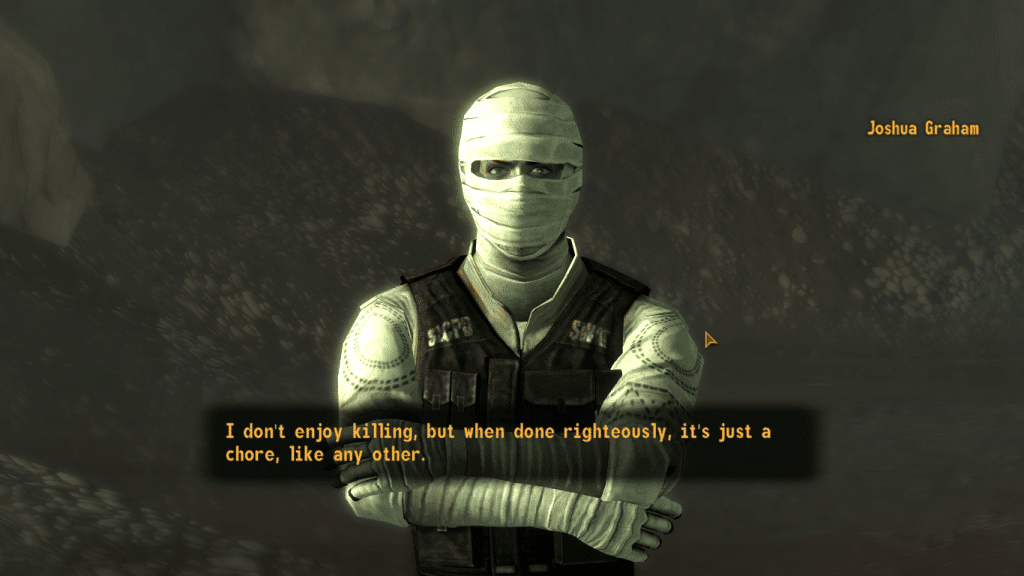 best fallout nv joshua graham quotes