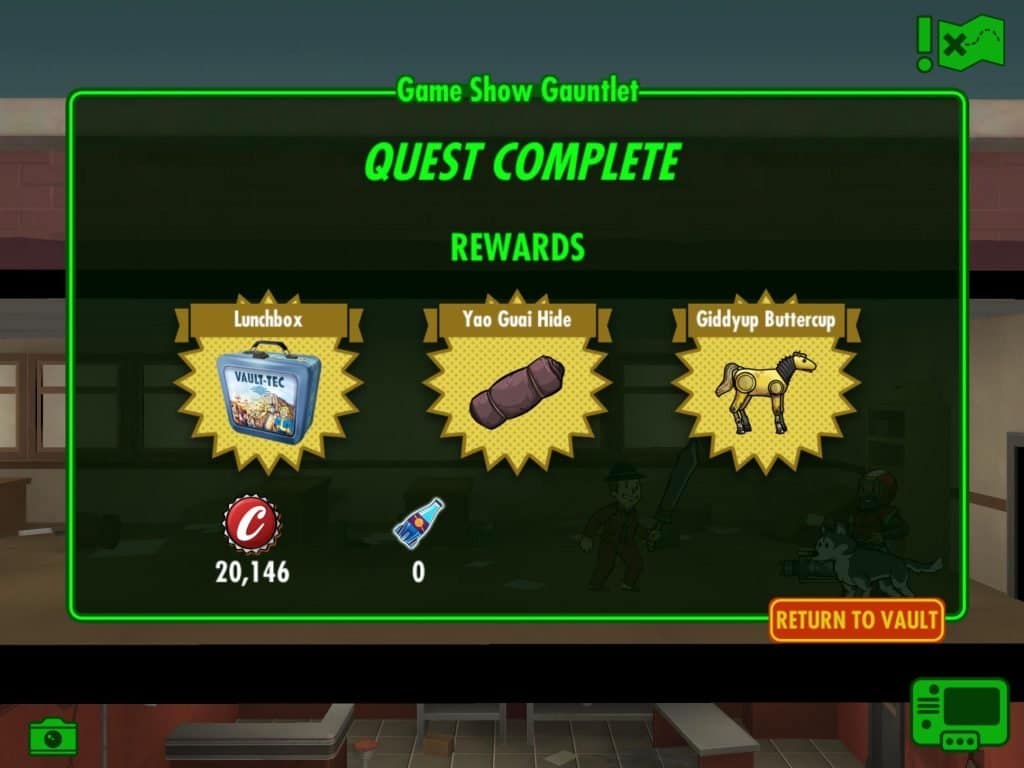best fallout shelter questions gauntlet