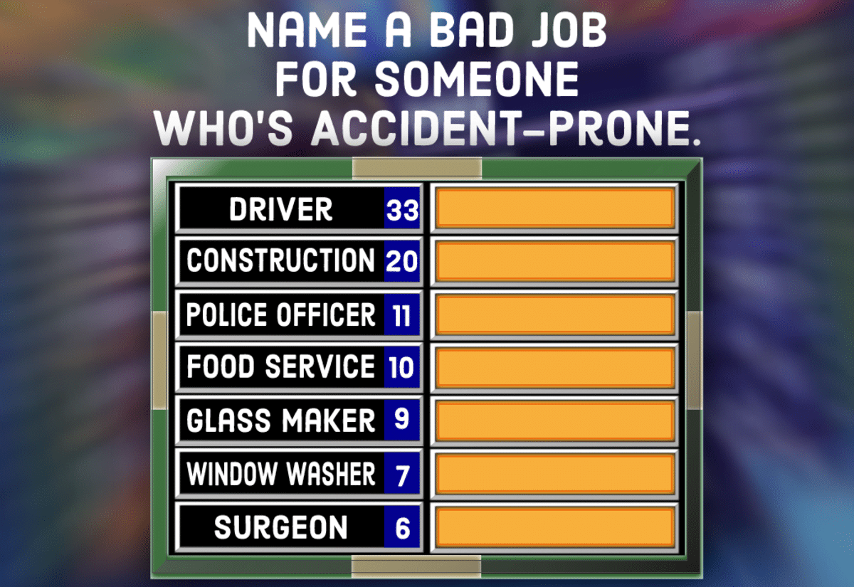 best family feud questions and answers for work party