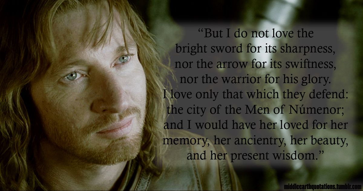 best faramir quotes