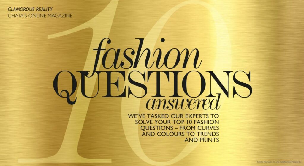 best fashion questions and answers