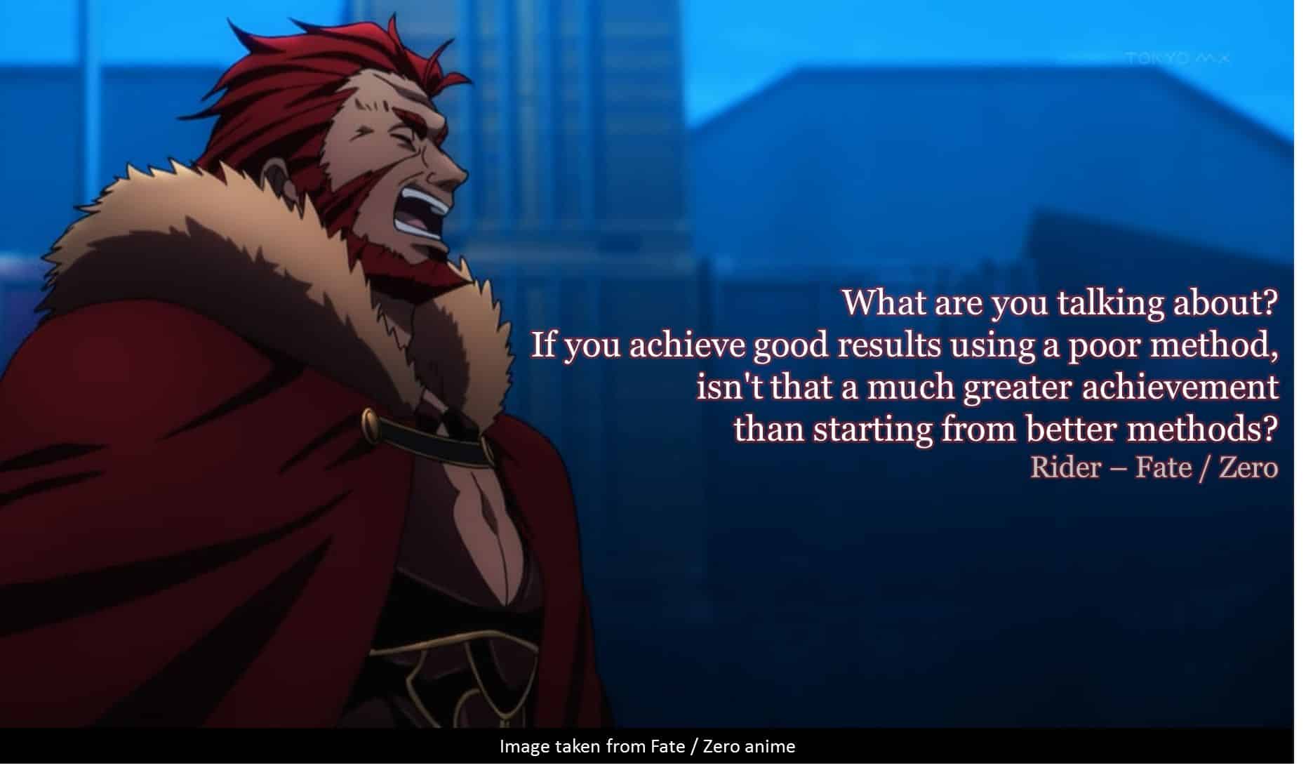 best fate zero quotes