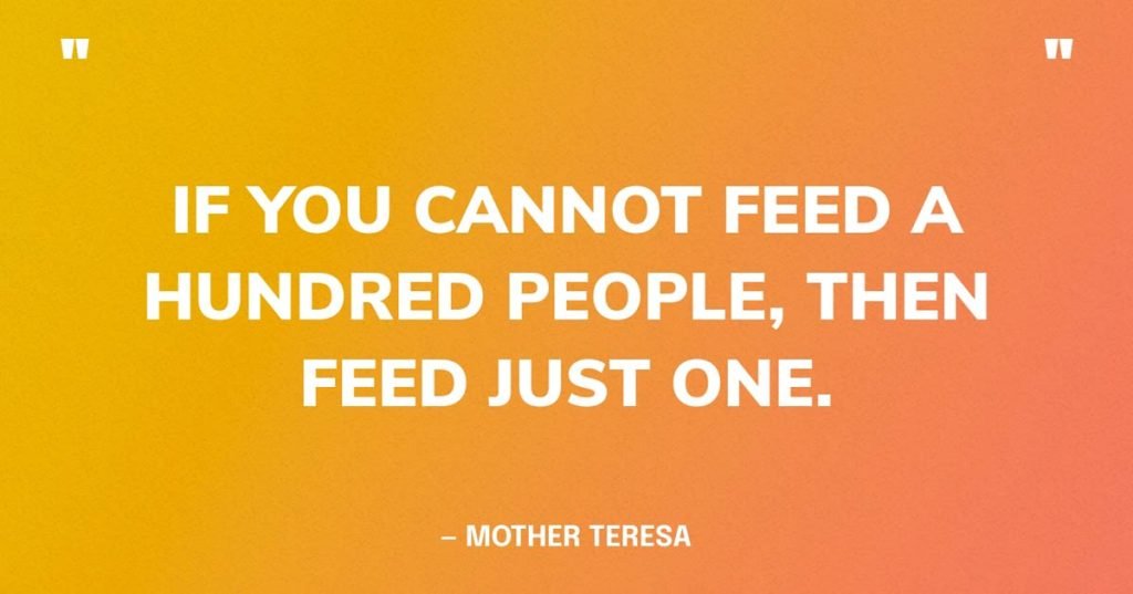 best feed the hungry quotes