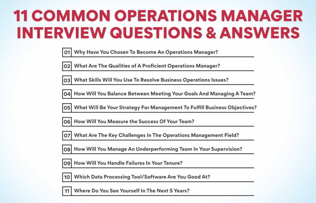 best field service manager interview questions
