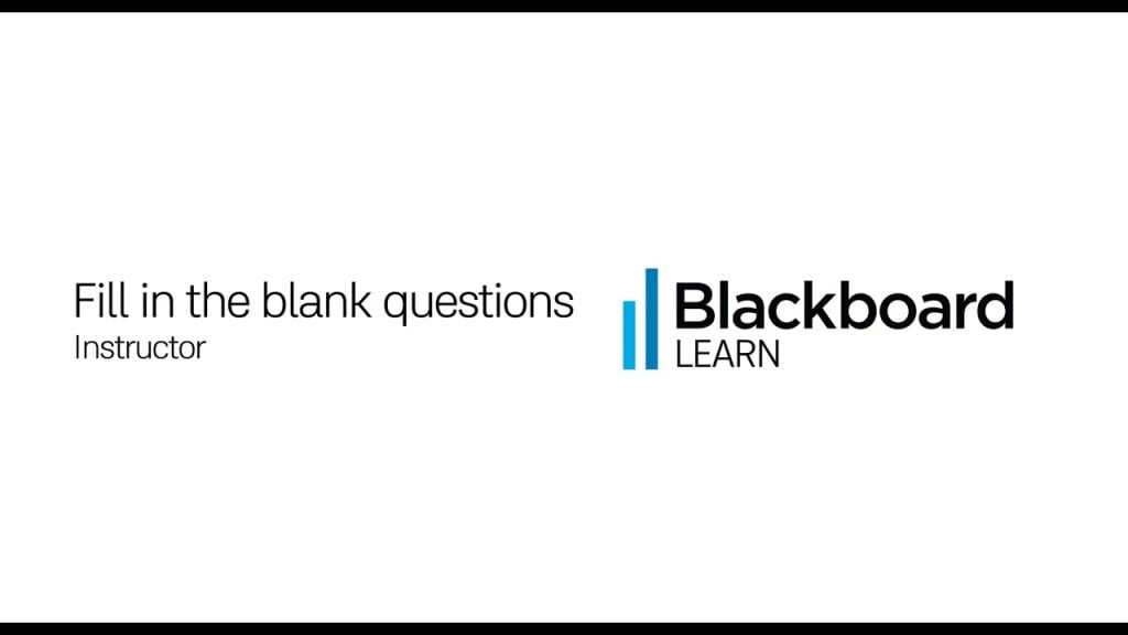 best fill in the blank test questions measure