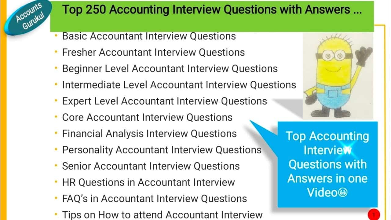 best financial statements interview questions