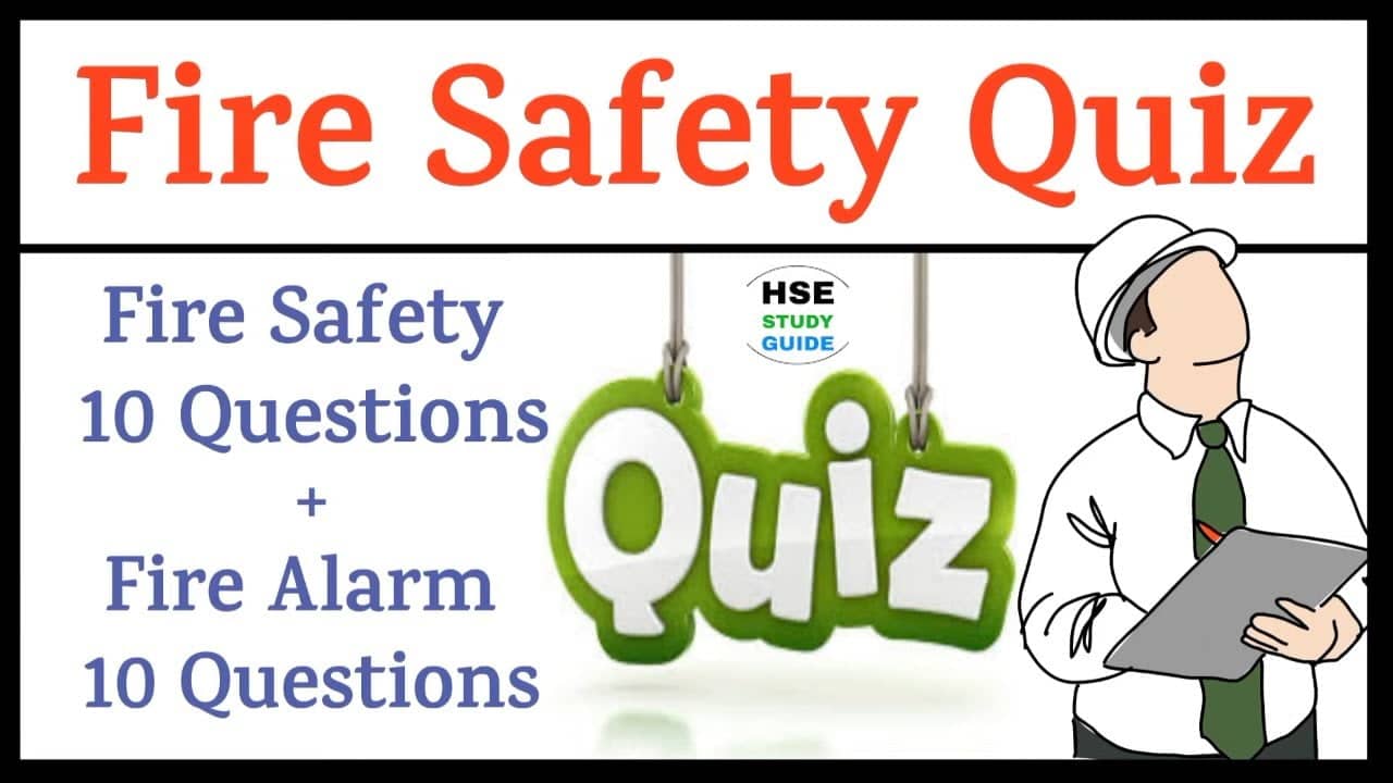 best fire safety quiz questions and answers