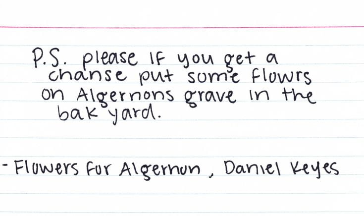 best flowers of algernon quotes
