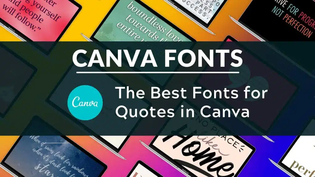 best font for quotes in canva