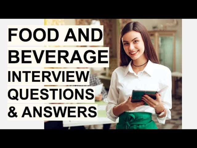 best food and beverage director interview questions